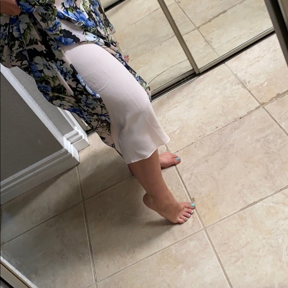 TOMMY HILFIGER chiffon midi periwinkle dress - Picture 5 of 11